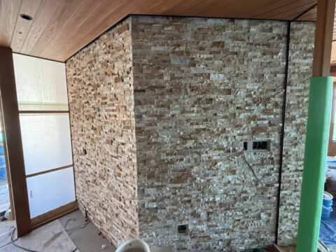 別荘地　🪨石タイル